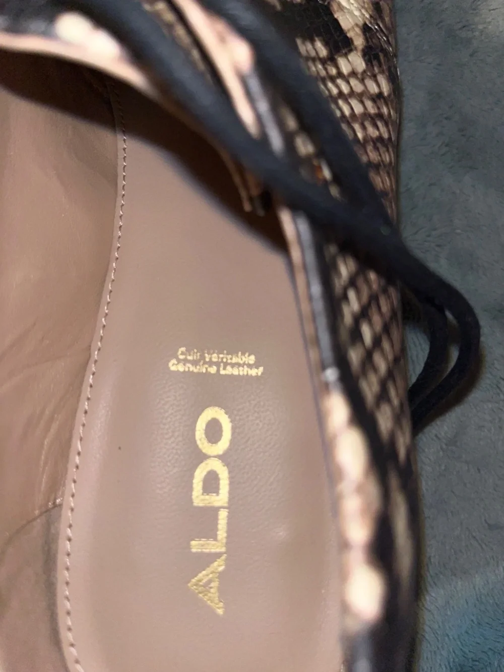 ALDO Genuine Leather Platform Shoes